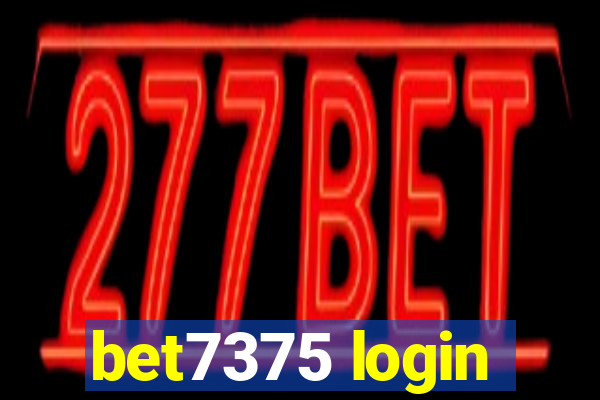 bet7375 login